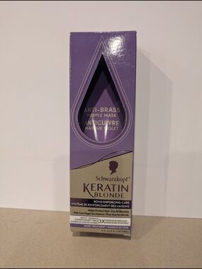 Schwarzkopf Keratin Blonde Anti-Brass Purple Mask - Purple